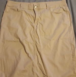 Beige Skirt